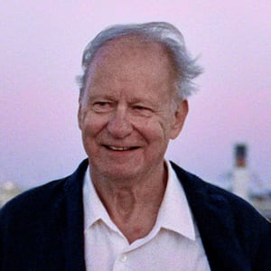 Stellan Skarsgård and Elle Fanning in Sentimental Value.