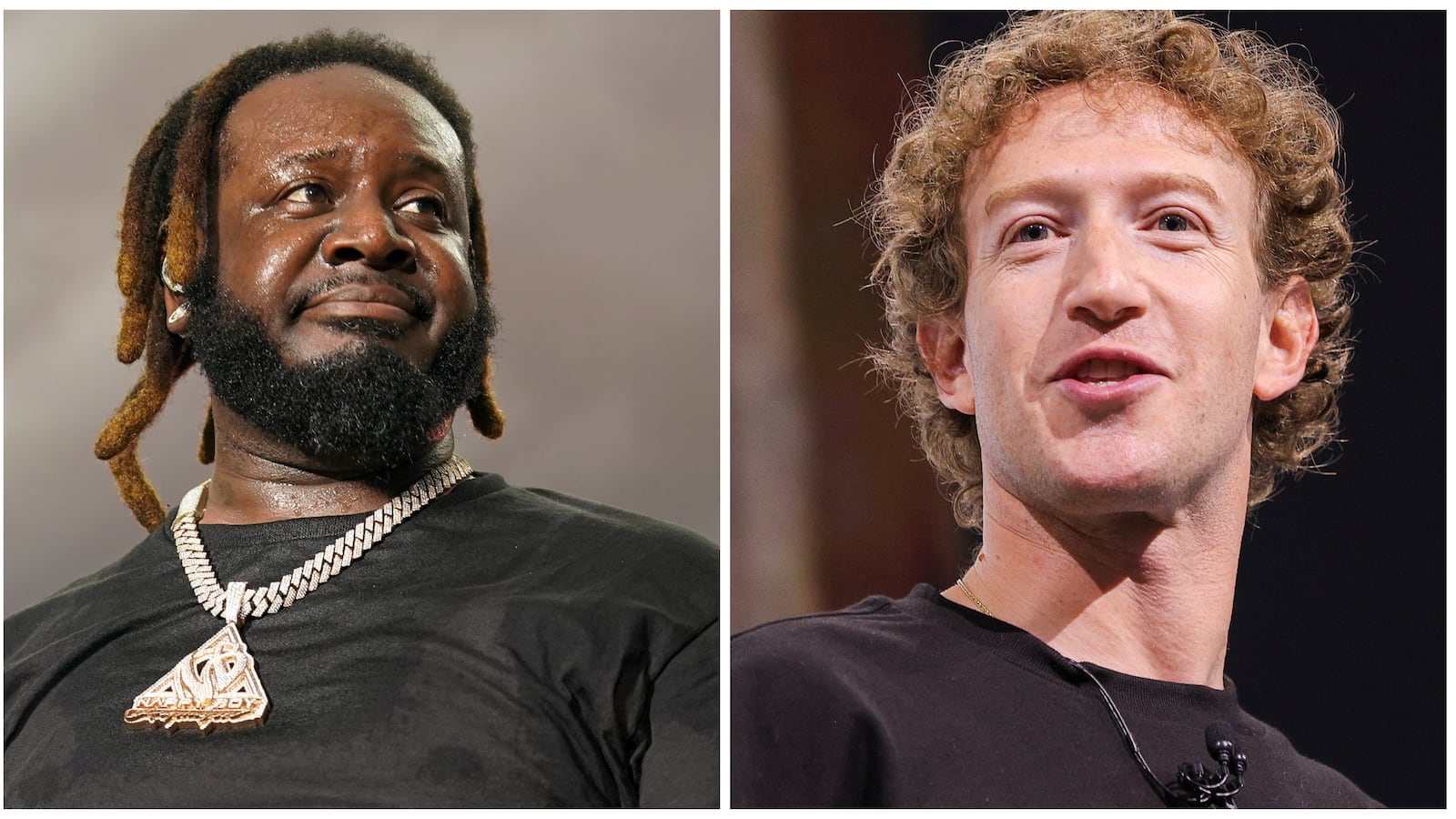 T-Pain and Mark Zuckerberg.