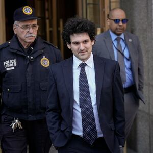 A photo of FTX founder Sam Bankman-Fried