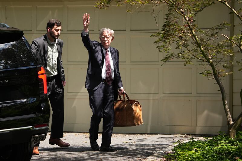 The FBI conducted a court-authorized search of Bolton's home.