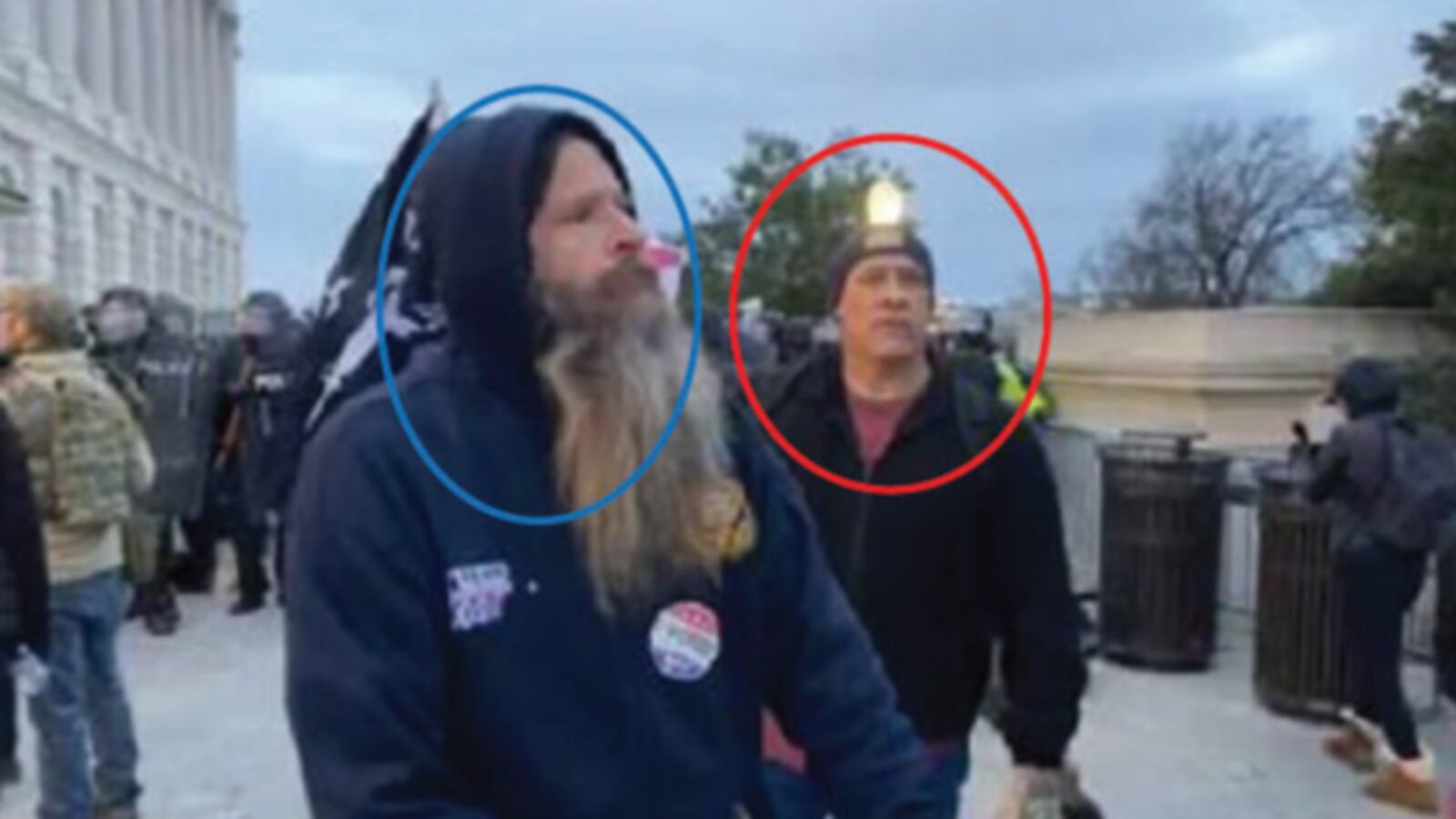 A veteran of the Illinois National Guard and his sibling have been accused of breaking into the U.S. Capitol on Jan. 6, 2021.