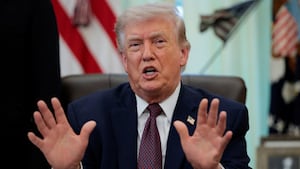 U.S. President Donald Trump speaks