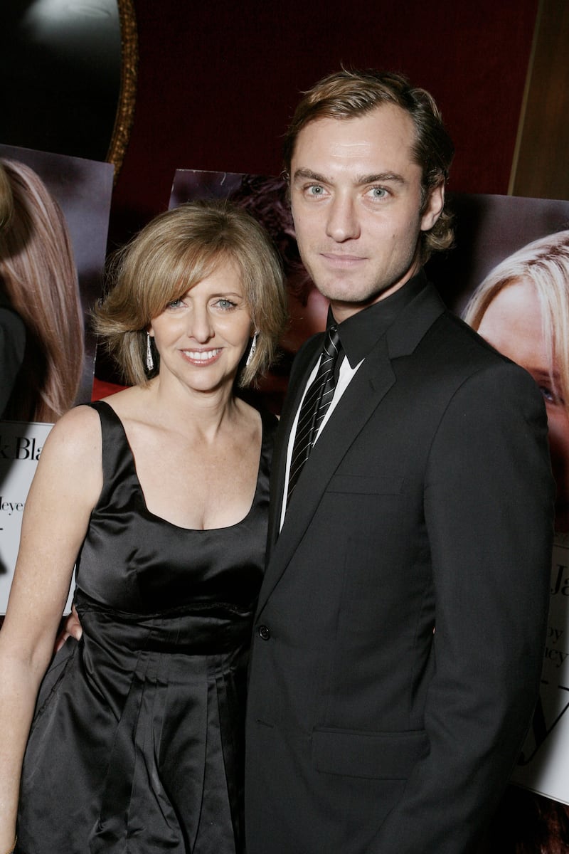 Nancy Meyers and Jude Law