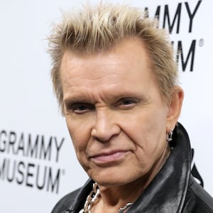 LOS ANGELES, CALIFORNIA - OCTOBER 09: Billy Idol attends An Evening With Billy Idol & Steve Stevens at GRAMMY Museum L.A. Live on October 09, 2025 in Los Angeles, California. (Photo by Rebecca Sapp/Getty Images for The Recording Academy)