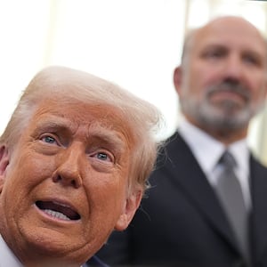 Donald Trump and Howard Lutnick