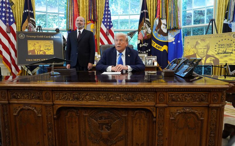 Donald Trump and Howard Lutnick