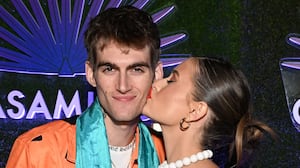 Presley Gerber and Lexi Wood attend the Casamigos Halloween Party