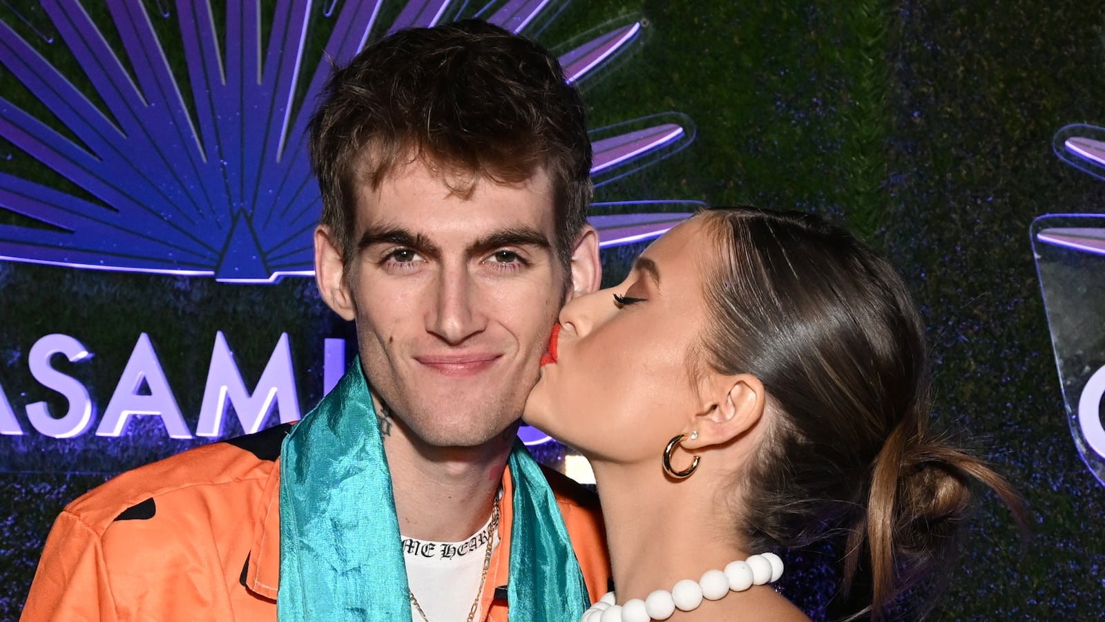 Presley Gerber and Lexi Wood attend the Casamigos Halloween Party