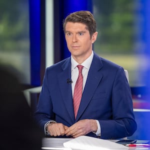 WASHINGTON, DC - MAY 12: Benjamin Hall Hosts Fox News Sunday at FOX News D.C. Bureau on May 12, 2024 in Washington, DC. (Photo by Tasos Katopodis/Getty Images)