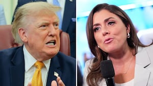 Donald Trump and Kirsten Holmes