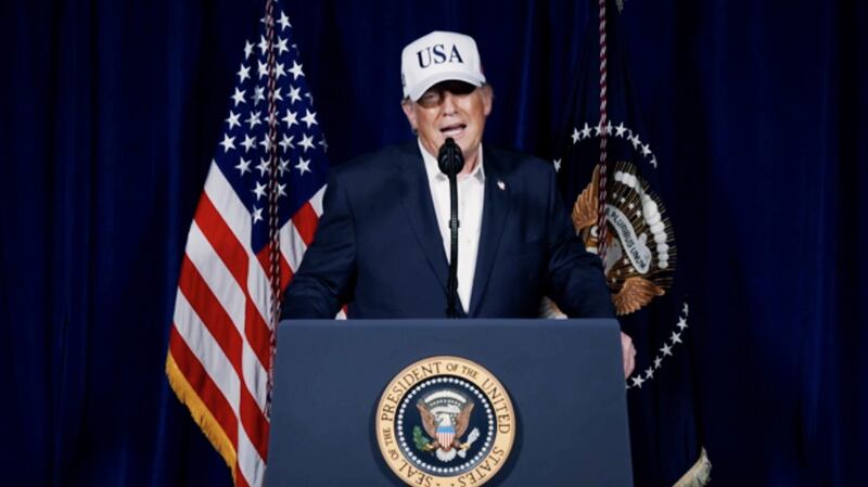 President Donald Trump shared an article about Iranian attempted election interference right after announcing strikes on Iran.