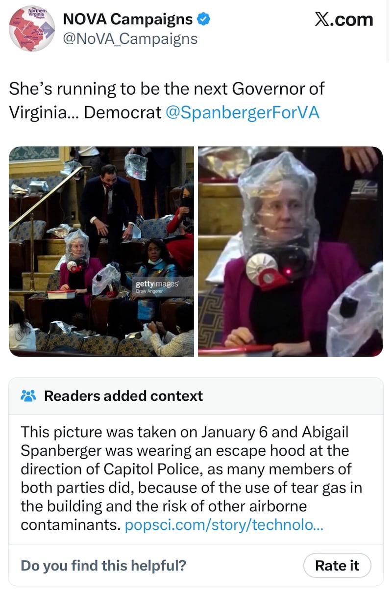 X post by user NOVA_Campaigns