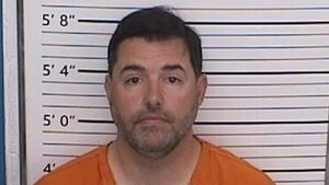 San Francisco 49ers owner Jed York poses for a police booking photo after his arrest on August 23, 2026 in Libson, Ohio.
