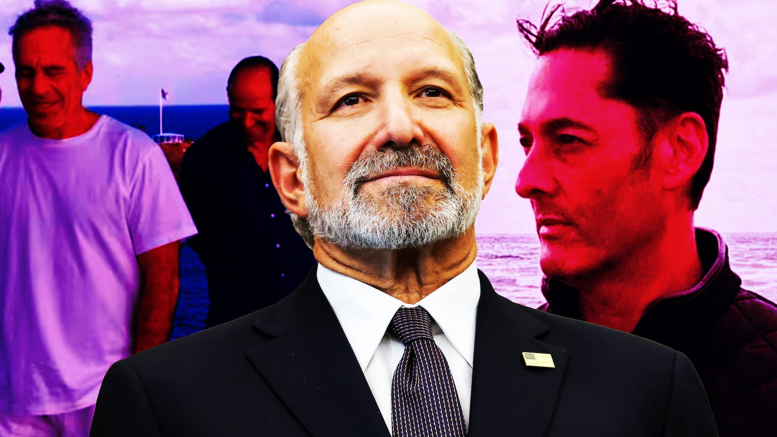 Simmon Andriesz, Howard Lutnick photo illustration
