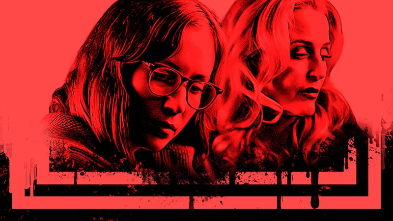 Hannah Einbinder and Gillian Anerson in Teenage Sex and Death at Camp Miasma