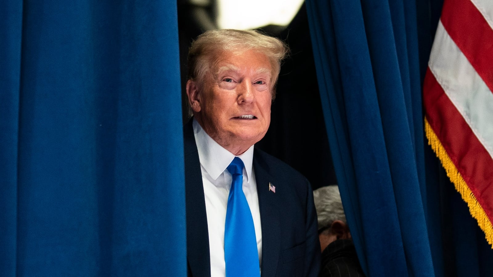 Washington, DC - September 15 : Former President Donald Trump walks out to speak at the Concerned Women for America Summit held at the Capitol Hilton on Friday, Sept 15, 2023, in Washington, DC. (Photo by Jabin Botsford/The Washington Post via Getty Images)
