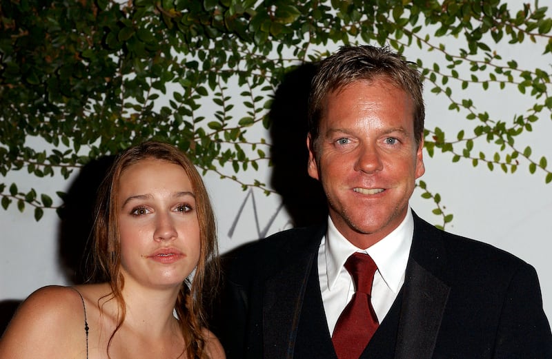Kiefer and Sarah Sutherland