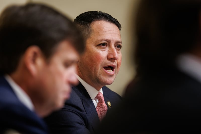 Rep. Tony Gonzales, speaking at a House Homeland Security Committee hearing on February 10, has refused to resign or exit the 2026 primary race after reports he had an affair with his married staffer and pressured her in sexually explicit texts before she died by suicide.last September.
