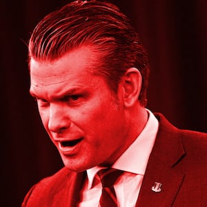 Pete Hegseth photo illustration