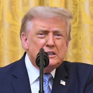 U.S. President Donald Trump speaks about election security during an address to the nation from the East Room of the White House in Washington, D.C., U.S., July 16, 2026.