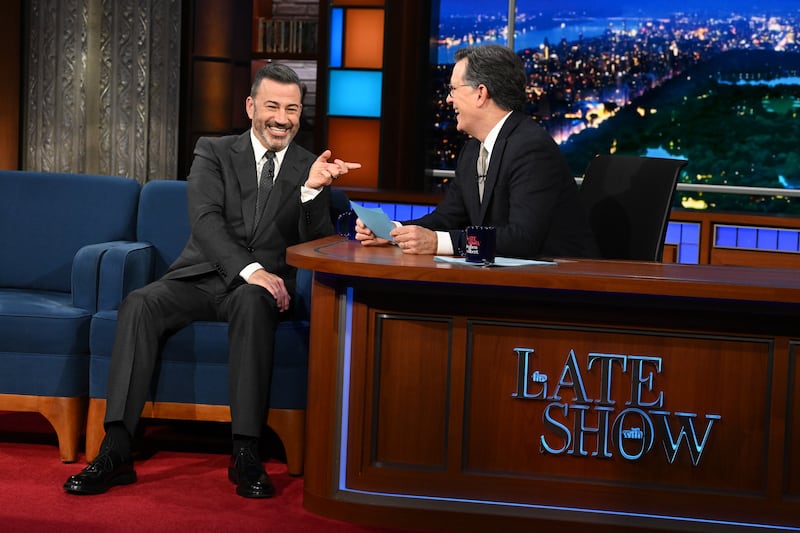 Jimmy Kimmel and Stephen Colbert  2026