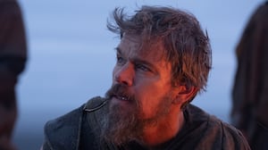 Matt Damon is Odysseus in THE ODYSSEY, written, produced, and directed by Christopher Nolan.