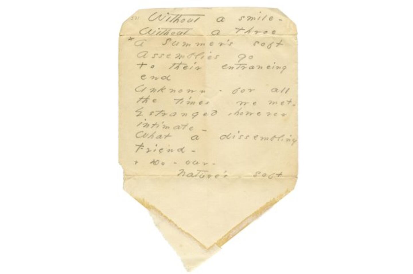 The Paper Trails of Emily Dickinson and Sylvia Plath