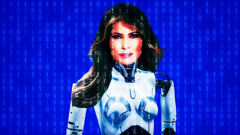 Melania Trump photo illustation