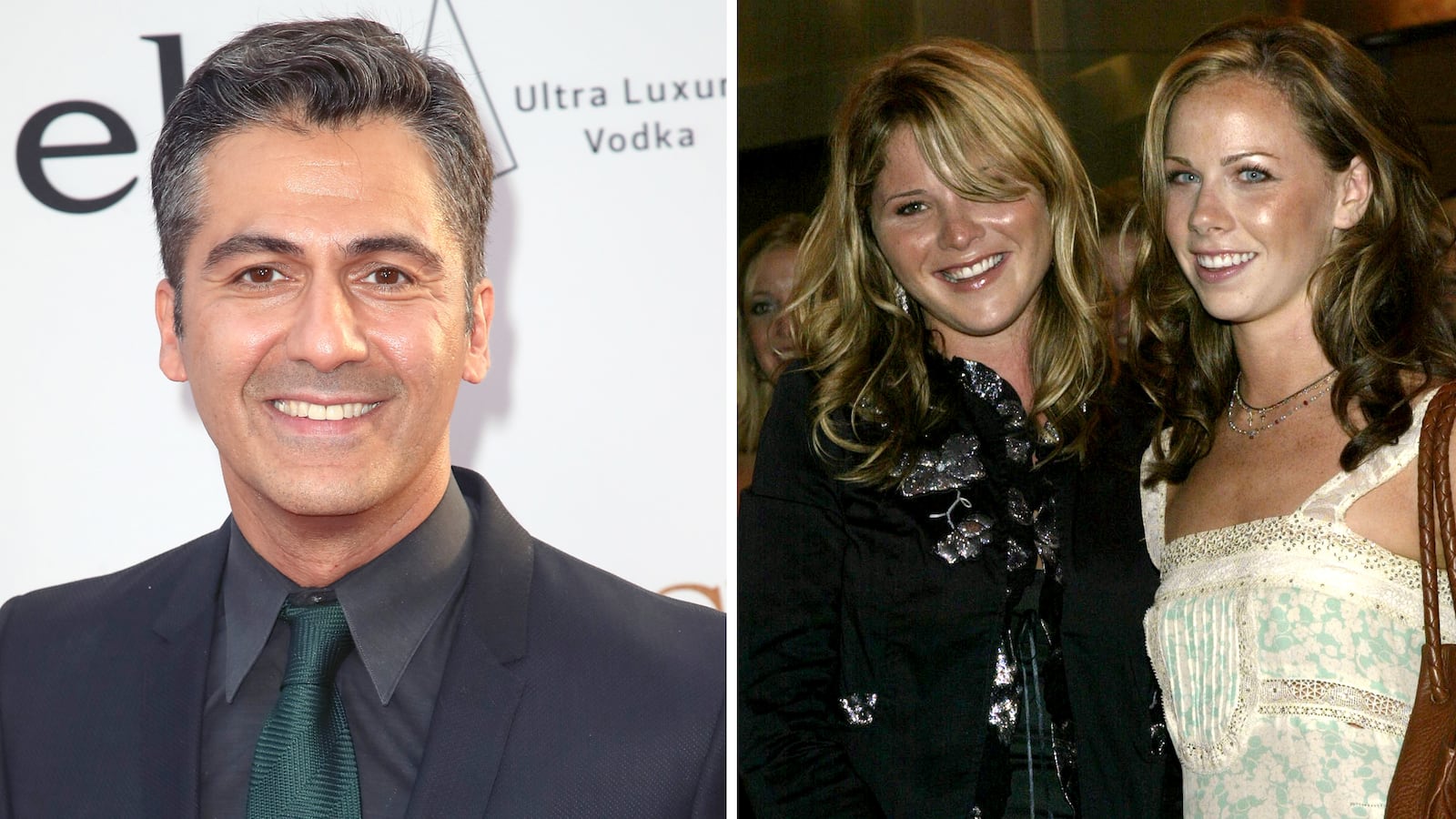 Armin Amiri, Jenna Bush Hager, and Barbara Bush.