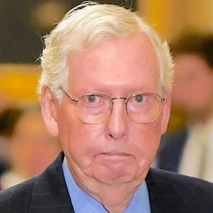 U.S. Senate Minority Leader Mitch McConnell (R-KY) holds a press conference following the Senate Republicans weekly policy lunch at the U.S. Capitol in Washington, U.S., November 19, 2024.
