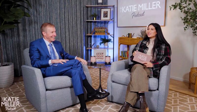 Katie Miller with United CEO Scott Kirby on the Katie Miller Podcast.