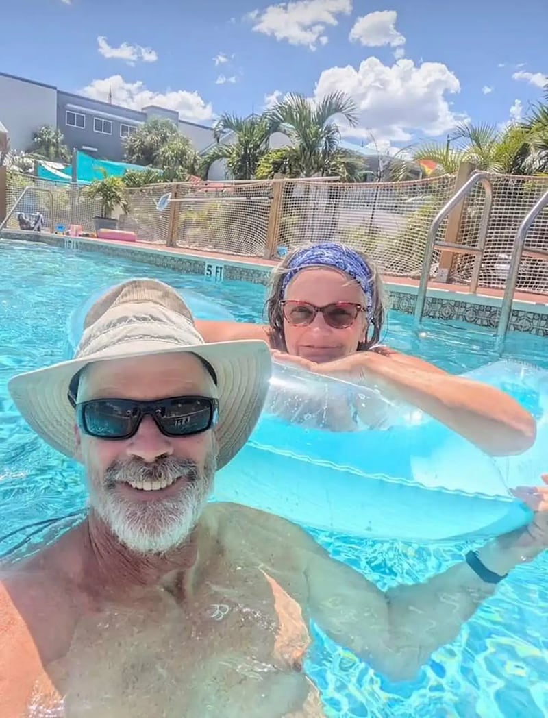 Hooker's stepdaughter raised concerns about his temper. Facebook.