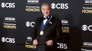 WASHINGTON, DC - DECEMBER 07: Sylvester Stallone attends the 2025 Kennedy Center Honors at The Kennedy Center on December 07, 2025 in Washington, DC. (Photo by Taylor Hill/FilmMagic)