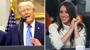 Donald Trump and Meghan Markel.