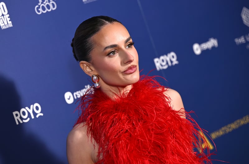 Amber Davies attends the 26th Annual WhatsOnStage Awards at the London Palladium on March 08, 2026 in London, England.