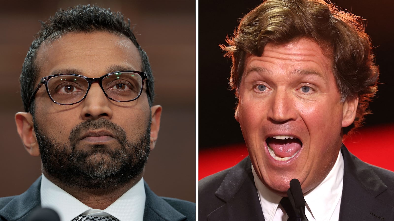 Kash Patel and Tucker Carlson