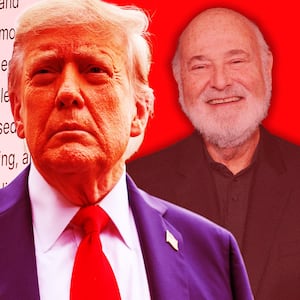 Rob Reiner, Donald Trump photo illustration