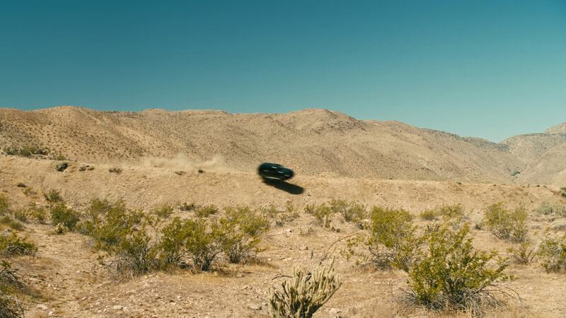 The chase scene in One Battle After Another.