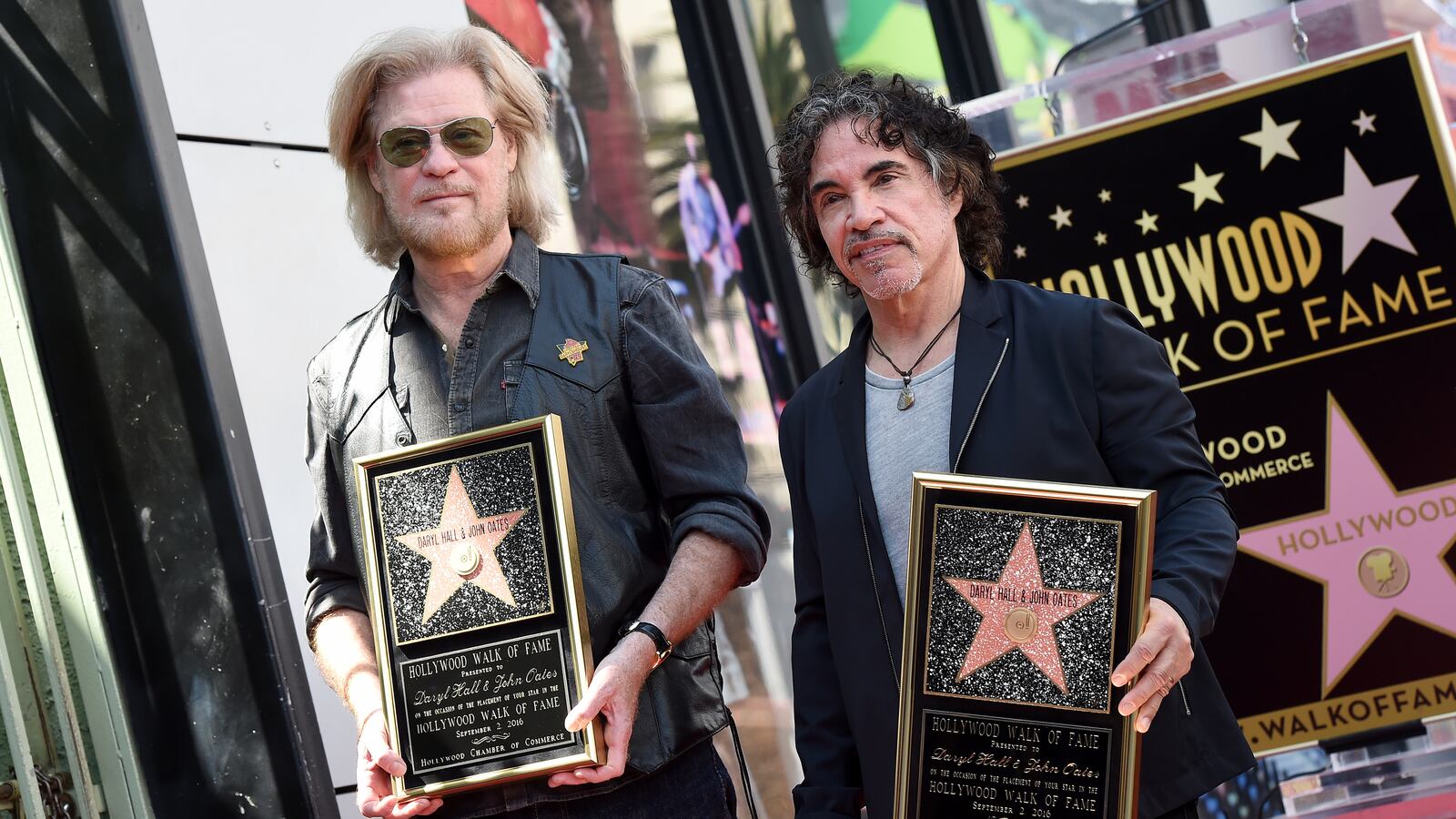 Musicians Daryl Hall and John Oates