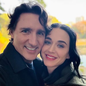 Katy Perry and Justin Trudeau