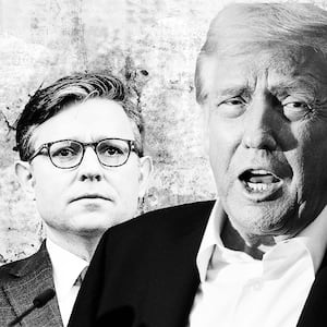 Mike Johnson and Donald Trump