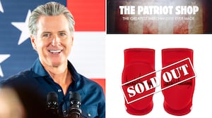 Gavin Newsom and Kneepads.