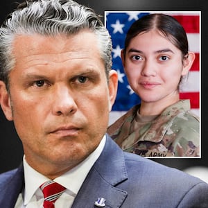 Secretary of Defense Pete Hegseth and Pvt. Isabella Gonzales, 19, of Carrollton, Texas, was killed in action on July 17, 2026, during an enemy attack at Muwaffaq Salti Air Base, Jordan.