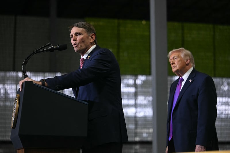 Ed Gallrein and Donald Trump