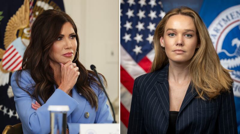 Kristi Noem and Tricia McLaughlin split