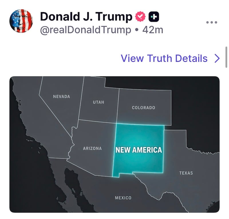 Trump spent his day embarking on a map-changing posting frenzy.