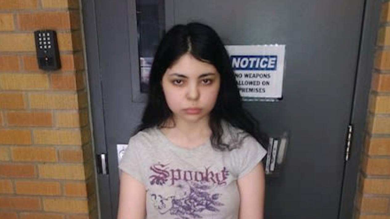 A photo of missing teen Alicia Navarro after she reappeared in July.