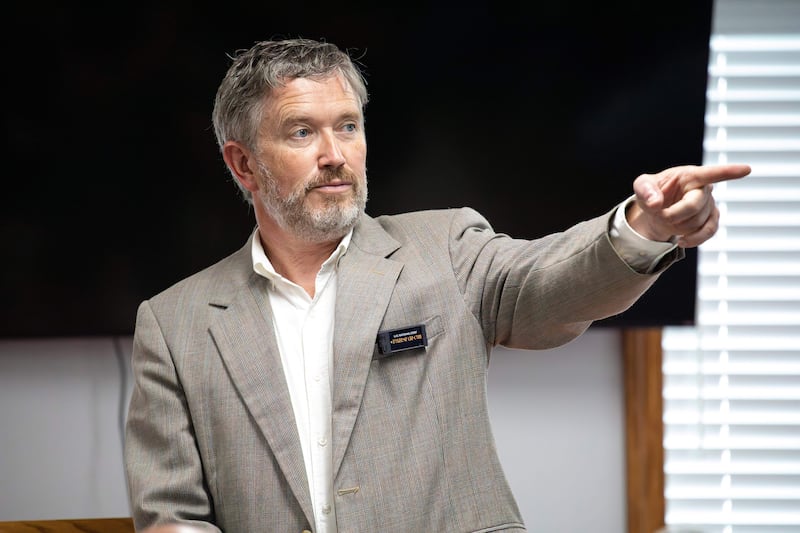 Congressman Thomas Massie, R-Ky., in Mount Olivet, Kentucky, on Sept. 24, 2025.