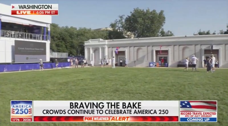 Fox News footage of the Great American State Fair on Thursday July 2