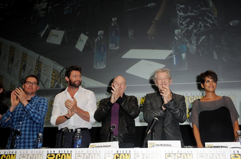 Bryan Singer and actors Hugh Jackman, Patrick Stewart, Ian McKellen and Halle Berry